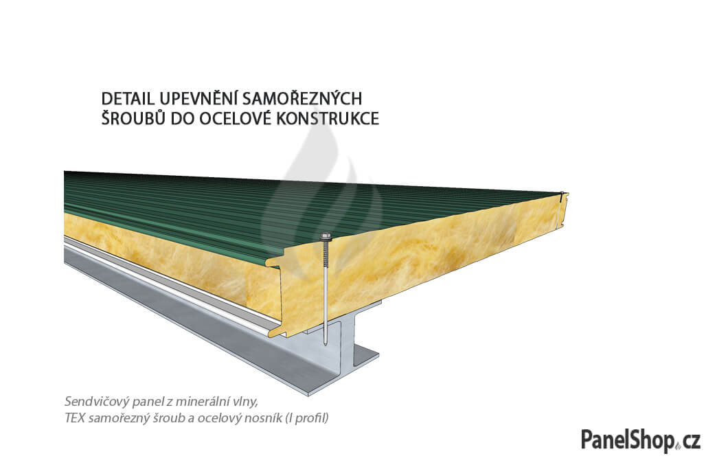 samorezné skrutky, kaloty na strešné panely,epdm izolačné pásky, oplechovanie.