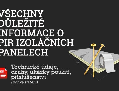 Všechny důležité informace o PIR izolačních panelech a příslušenství