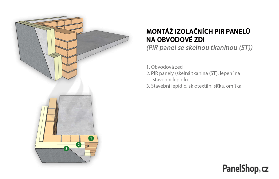 (ukážka montáže na šikmú strechu)